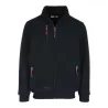 Sweat zippé déperlant doublure Sherpa, fermeture grand zip, poche poitrine, 600 g/m²