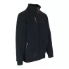 Sweat zippé déperlant doublure Sherpa, fermeture grand zip, poche poitrine, 600 g/m²