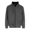 Sweat zippé déperlant doublure Sherpa, fermeture grand zip, poche poitrine, 600 g/m²