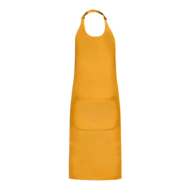 Tablier à bavette en coton avec grande poche, 280 g/m²