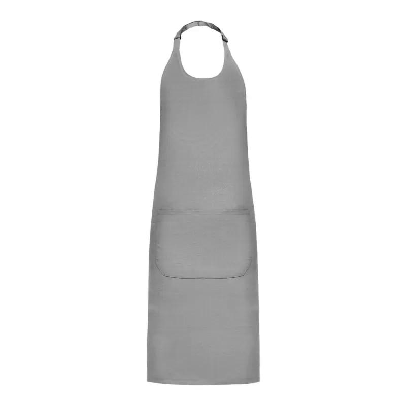 Tablier à bavette en coton avec grande poche, 280 g/m²