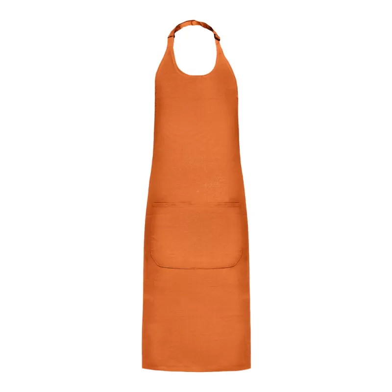Tablier à bavette en coton avec grande poche, 280 g/m²