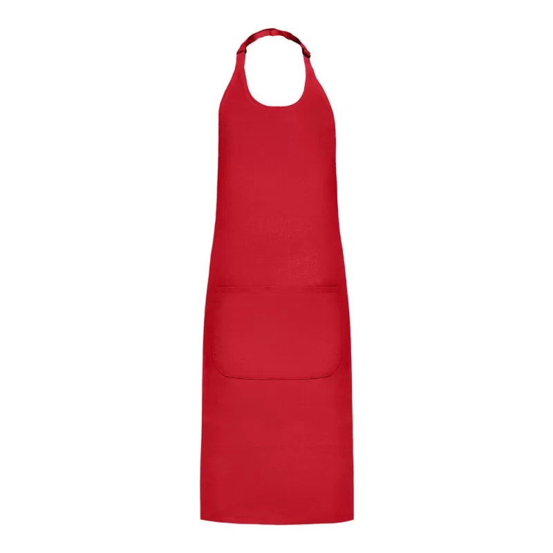 Tablier à bavette en coton avec grande poche, 280 g/m²