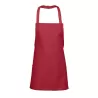 Tablier buste court en coton, 2 poches, 280 g/m²