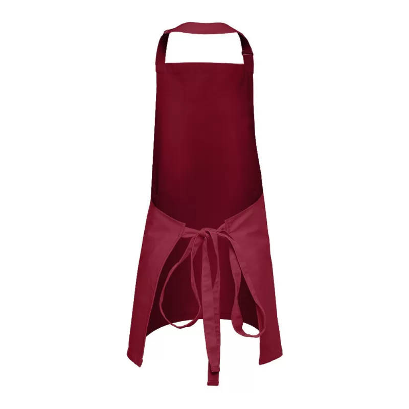 Tablier buste court en coton, 2 poches, 280 g/m²