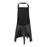 Tablier buste court en coton, 2 poches, 280 g/m²
