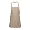 Tablier buste court en coton, 2 poches, 280 g/m²