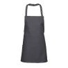 Tablier buste court en coton, 2 poches, 280 g/m²