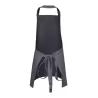 Tablier buste court en coton, 2 poches, 280 g/m²