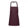 Tablier buste court en coton, 2 poches, 280 g/m²