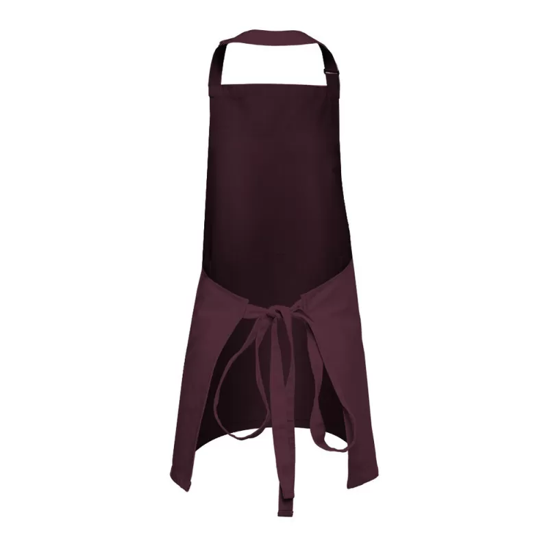 Tablier buste court en coton, 2 poches, 280 g/m²