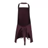 Tablier buste court en coton, 2 poches, 280 g/m²