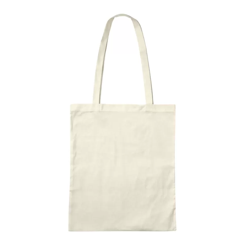 Sac shopper promo en coton léger, anses longues, 110 g/m²