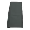 Tablier de barman mi-long en coton, multipoches, 280 g/m²