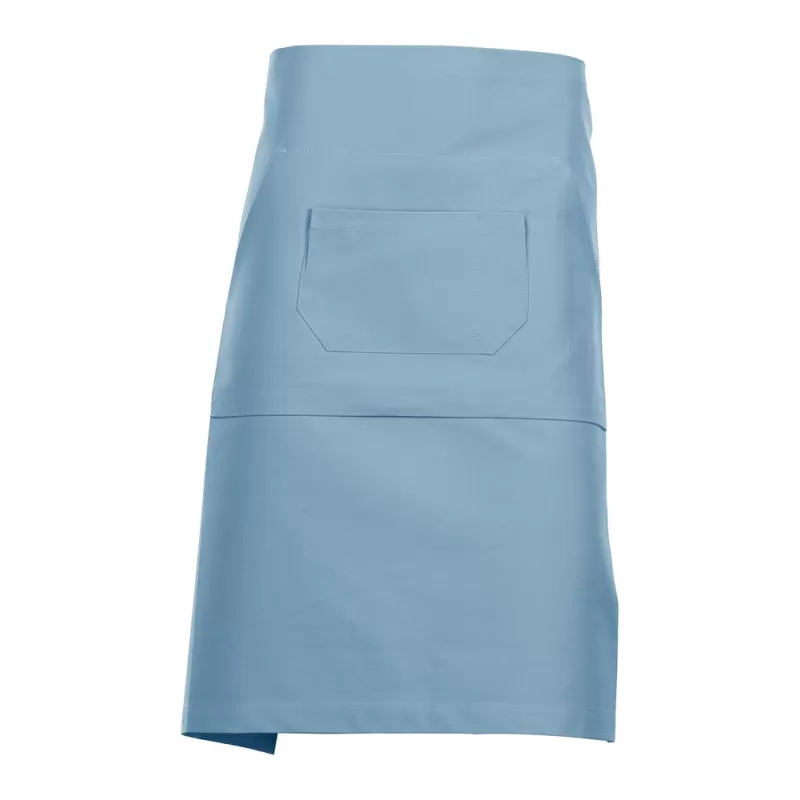 Tablier de barman mi-long en coton, multipoches, 280 g/m²
