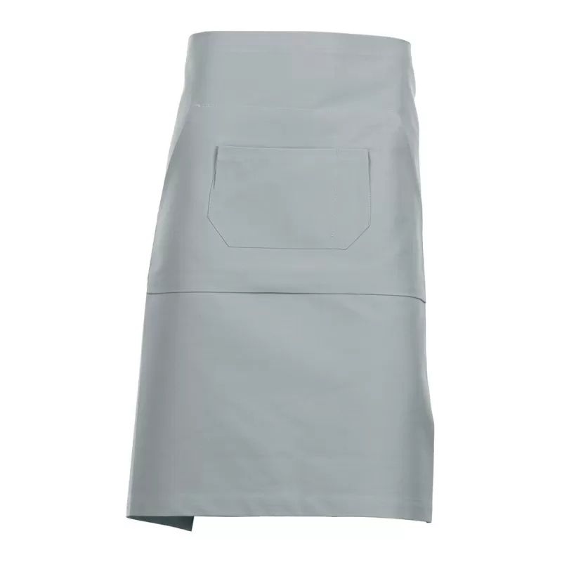 Tablier de barman mi-long en coton, multipoches, 280 g/m²