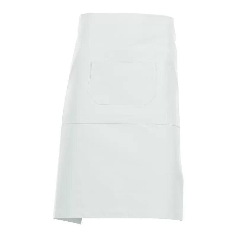 Tablier de barman mi-long en coton, multipoches, 280 g/m²