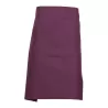 Tablier de barman mi-long en coton, multipoches, 280 g/m²
