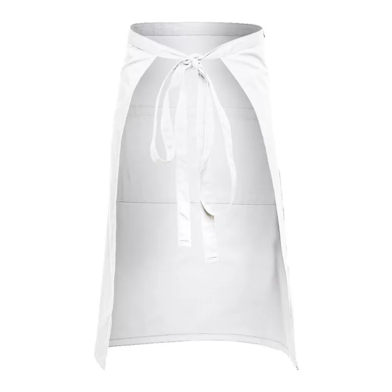 Tablier barman long en coton, 3 poches, 280 g/m²