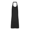 Tablier à bavette sans poches en polycoton ajustable, 240 g/m²