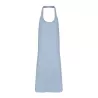 Tablier à bavette sans poches en polycoton ajustable, 240 g/m²