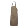 Tablier à bavette polycoton avec grande poche, ajustable, 240 g/m²