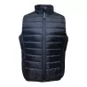Bodywarmer homme en polyester recyclé, fermeture zippée, poches latérales, 160 g/m²