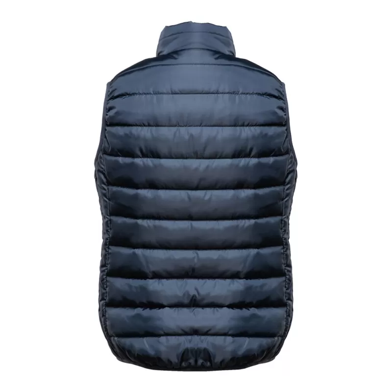 Bodywarmer homme en polyester recyclé, fermeture zippée, poches latérales, 160 g/m²