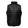Bodywarmer homme en polyester recyclé, fermeture zippée, poches latérales, 160 g/m²