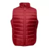 Bodywarmer homme en polyester recyclé, fermeture zippée, poches latérales, 160 g/m²