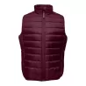 Bodywarmer homme en polyester recyclé, fermeture zippée, poches latérales, 160 g/m²