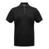 Polo avec boutons contrastés en coton piqué lavable à 60°C, 210 g/m²