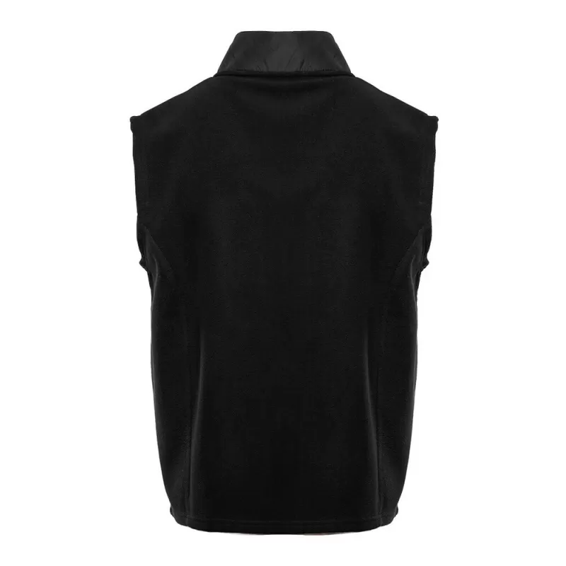 Bodywarmer polaire contrasté, fermeture et poches zippées contrastées, 300 g/m²
