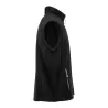 Bodywarmer polaire contrasté, fermeture et poches zippées contrastées, 300 g/m²