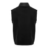 Bodywarmer polaire contrasté, fermeture et poches zippées contrastées, 300 g/m²