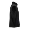 Bodywarmer polaire contrasté, fermeture et poches zippées contrastées, 300 g/m²
