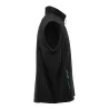 Bodywarmer polaire contrasté, fermeture et poches zippées contrastées, 300 g/m²