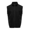Bodywarmer polaire contrasté, fermeture et poches zippées contrastées, 300 g/m²