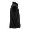 Bodywarmer polaire contrasté, fermeture et poches zippées contrastées, 300 g/m²