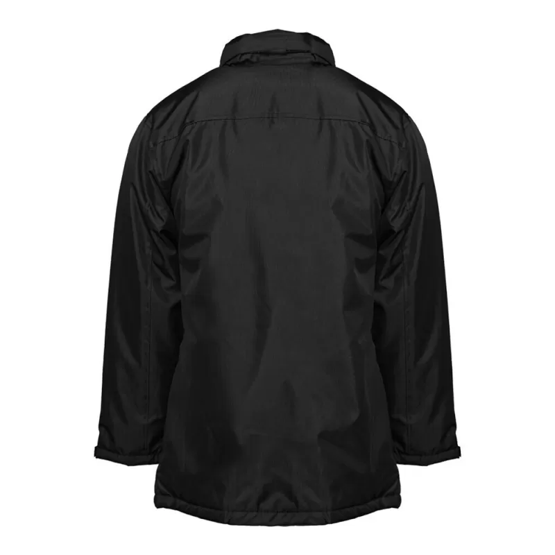 Parka matelassée ajustée, coupe-vent et imperméable, capuche dans le col, 210 g/m²