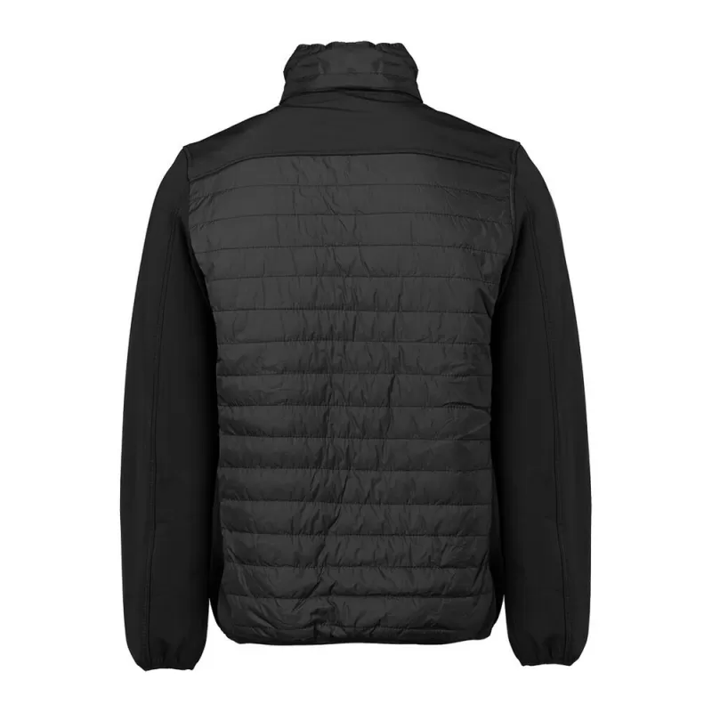 Blouson bi-matière doublé polaire déperlant et coupe-vent, 210 g/m²