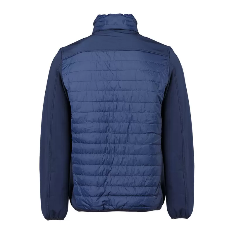Blouson bi-matière doublé polaire déperlant et coupe-vent, 210 g/m²