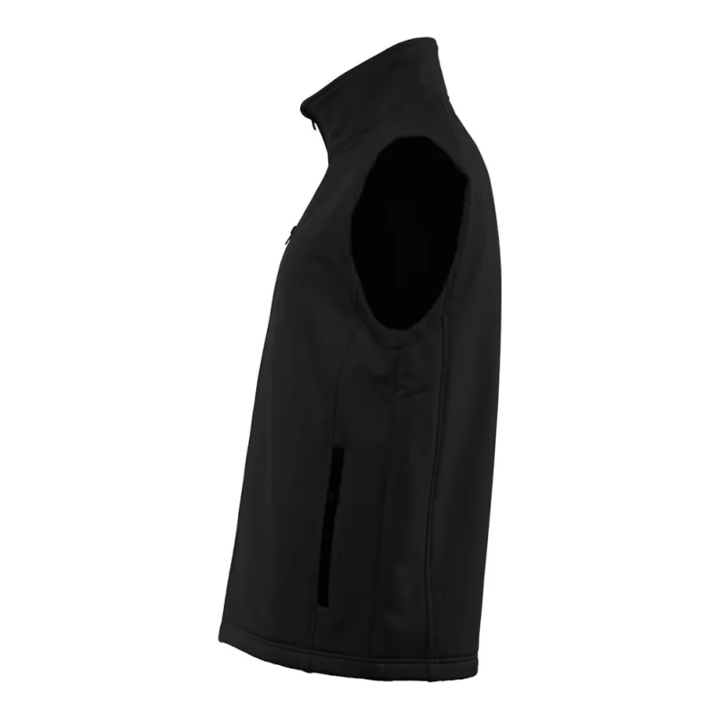 Bodywarmer softshell 3 couches, membrane respirante et imperméable, 340 g/m²
