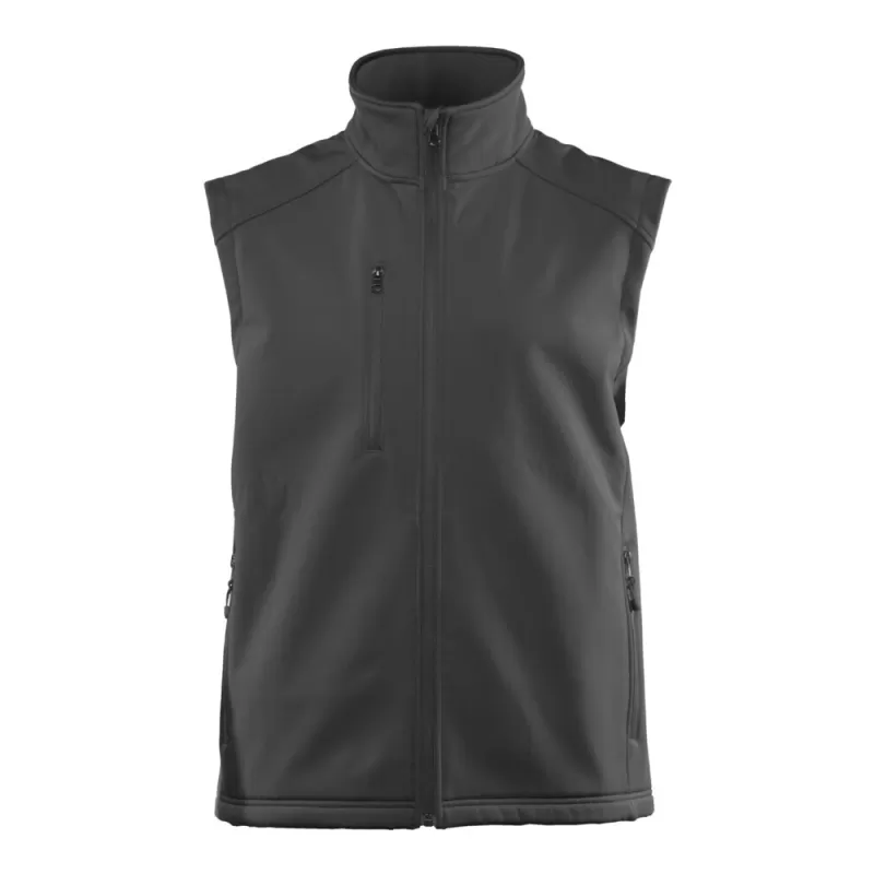 Bodywarmer softshell 3 couches, membrane respirante et imperméable, 340 g/m²