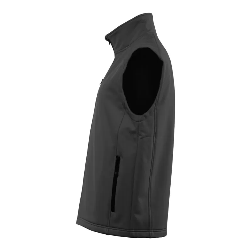 Bodywarmer softshell 3 couches, membrane respirante et imperméable, 340 g/m²