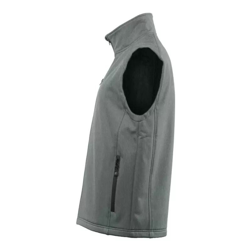 Bodywarmer softshell 3 couches, membrane respirante et imperméable, 340 g/m²