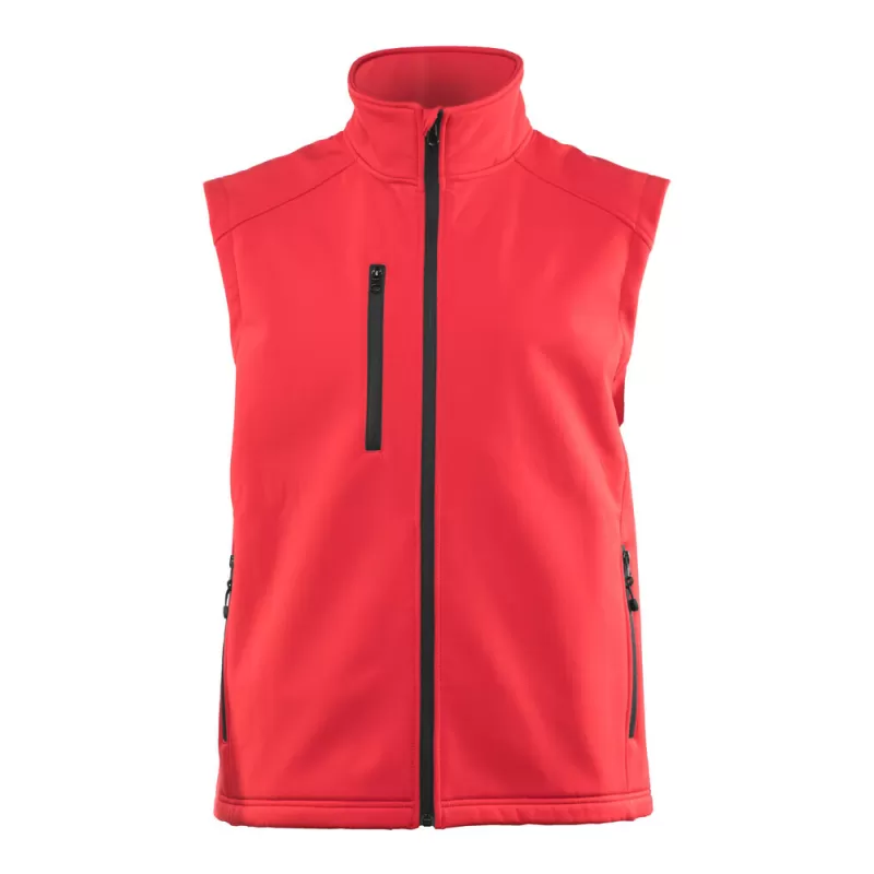 Bodywarmer softshell 3 couches, membrane respirante et imperméable, 340 g/m²