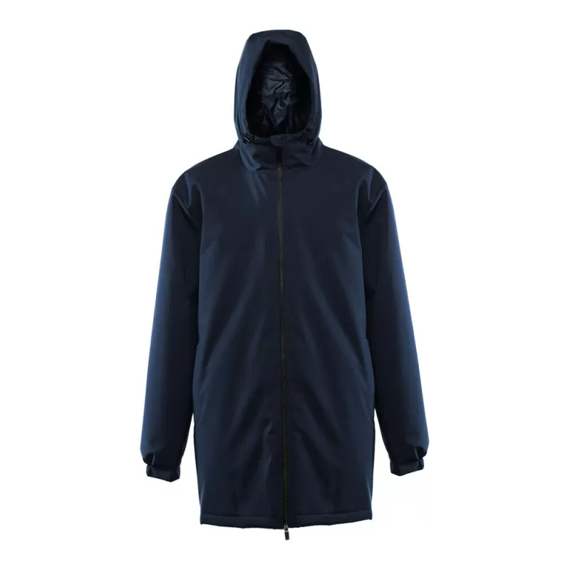 Parka longue et légère unisexe imperméable, 2 poches latérales