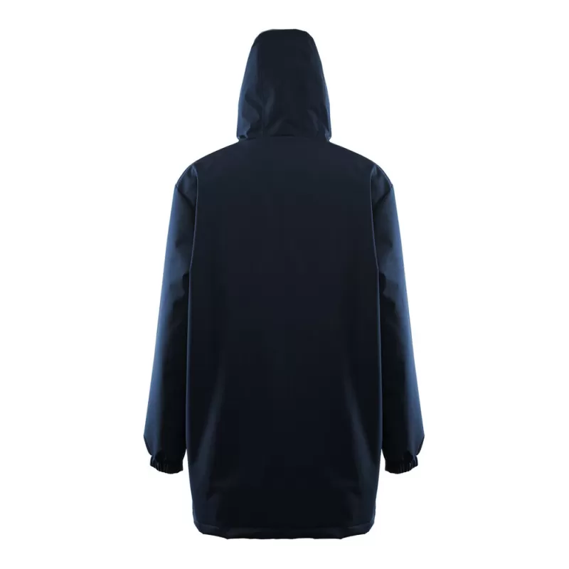 Parka longue et légère unisexe imperméable, 2 poches latérales