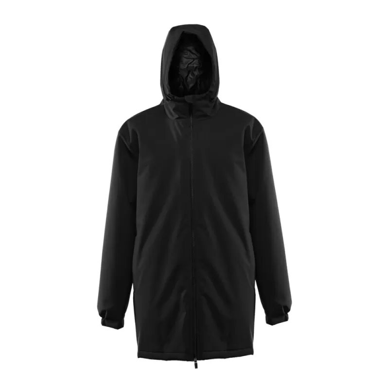 Parka longue et légère unisexe imperméable, 2 poches latérales
